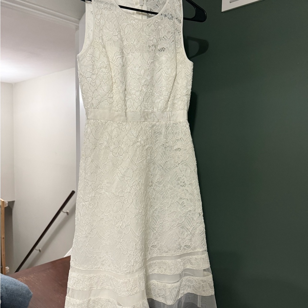 BCBGMaxAzria Ivory Lace Wedding Dress